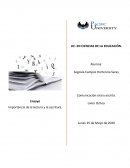 Importancia de la lectura y la escritura