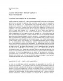 Lectura: “Desarrollo y libertad” capitulo 4