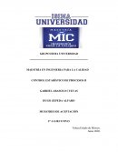 CONTROL ESTADÍSTICO DE PROCESOS II