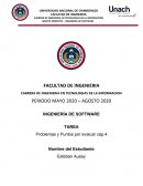 INGENIERÍA DE SOFTWARE TAREA
