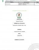 ENSAYO- ADMINISTRACIÓN TURISMO