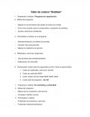 Taller de costura “Bubbles”