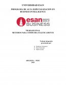 PROGRAMA DE ALTA ESPECIALIZACION EN BUSINESS INTELLIGENCE