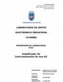 LABORATORIO DE APOYO ELECTRONICA INDUSTRIAL