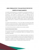 Fuentes de financiamiento