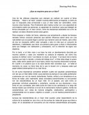 ¿Que se requiere para ser un líder?