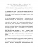 Ubicación y análisis de las partes que deben constituir la propuesta de innovación