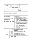 Manual de Funciuones Asistente Administrativo