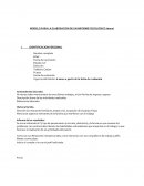 MODELO PARA LA ELABORACIÓN DE UN INFORME PSICOLÓGICO laboral