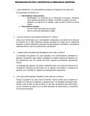 INESTABILIDAD POLÍTICA Y DESAFÍOS DE LA DEMOCRACIA- ARGENTINA