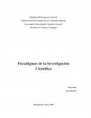 Paradigmas de la Investigación Científica