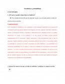 Estadística y probabilidad . CUESTIONARIO