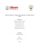Calibre de conductores y Código de colores utilizados en el Sistema Eléctrico Nacional