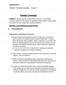 Montaje y procedimiento experimental