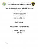 ENSAYO SOBRE LA COMUNICACIÓN