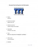 Matriz de congruencia Investigación cuantitativa