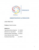 Administración de la producción, Caso práctico