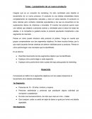 LANZAMIENTO DE UN NUEVO PRODUCTO