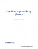 Una Huerta para niños y jóvenes