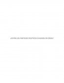 ¿Están los partidos políticos chilenos en crisis?