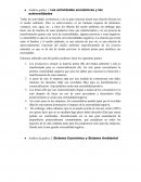 Análisis grafico 1: Las actividades económicas y las externalidades