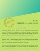 DISEÑO DE LA COMUNICACIÓN. ESTRATEGIA DEL MENSAJE