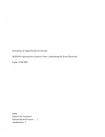 Ingeniería de Requerimientos Semana 2 IACC. Página 1