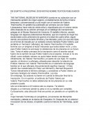 DE EGIPTO A PALESTINA: DOS NOTAS SOBRE TEXTOS PUBLICADOS