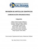 COMUNICACIÓN ORGANIZACIONAL. PROCESO METODOLÓGICO