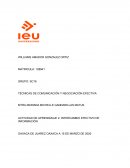 Actividad de aprendizaje Intercambio efectivo de información