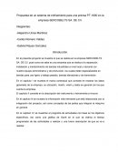 Propuesta de un sistema de enfriamiento para una prensa PT-1800 en la empresa SERCOBELTS SA. DE CV