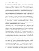 Violencia, religion y salud