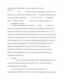 Inicia Acción de Amparo