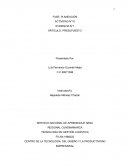 Análisis De Distribución Del Presupuesto General En Colombia
