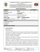 GESTIÓN CONVIVENCIAL COLEGIO BENEDICTO XVI