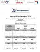 INSTALACIÓN RETENEDORES DE NIEVE