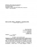 EDUCACIÓN FÍSICA, DEPORTE Y RECREACIÓN