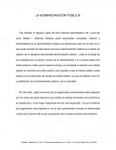 LA ADMINISTRACIÓN PÚBLICA