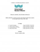 Hábitos alimenticios y ejercicios en jóvenes universitarios de 20-25 años de edad de la Universidad Norbert Wiener LIMA -2020