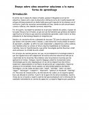 Cómo encontrar soluciones a la nueva forma de aprendizaje