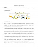 Presentación de la nueva imagen corporativa a los socios de la empresa donde no existe consenso del diseño de la misma