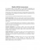 Modelo ACID de transacciones