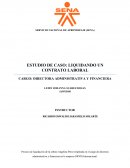 CASO: LIQUIDANDO UN CONTRATO LABORAL