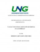 Causas y efectos de rotación de personal en las empresas