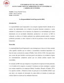 La Responsabilidad Social Empresarial (RSE)