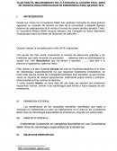 PLAN PARA EL MEJORAMIENTO DE LA ATENCIÓN AL USUARIO EN EL AREA DE ODONTOLOGIA