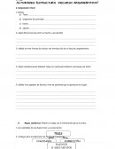 Actividades “Estructura discurso argumentativo”