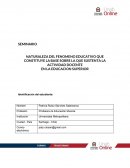 La Educacion como Factor Evolutivo