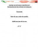 Economía Valor de uso y valor de cambio