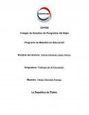 POLITICAS DE LA EDUCACIÓN. LA REPUBLICA DE PLATÓN